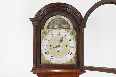 Lot 115 - A rare George III mahogany musical automaton longcase clock by Samuel Smith of London