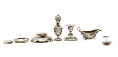 Lot 22 - A collection of silver items