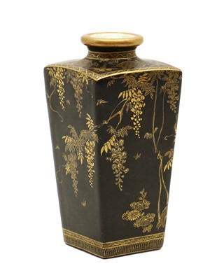 Lot 126 - A Japanese Satsuma ware vase