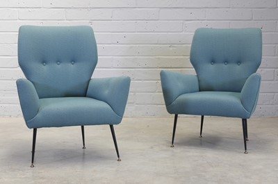 Lot 458 - A pair of 'Lina' armchairs