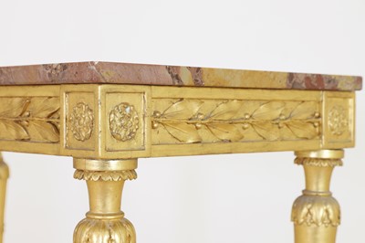 Lot 321 - A Louis XVI-style giltwood pier table