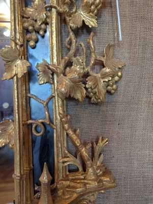 Lot 50 - ☘ A George III giltwood mirror