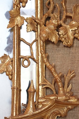 Lot 50 - ☘ A George III giltwood mirror