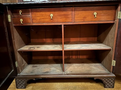 Lot 228 - ☘ A pair of mahogany display cabinets