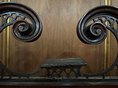 Lot 228 - ☘ A pair of mahogany display cabinets