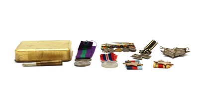 Lot 242 - Medals; WWI and WWII
