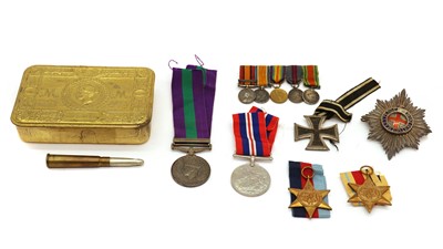 Lot 242 - Medals; WWI and WWII