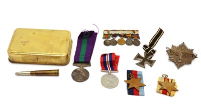 Lot 242 - Medals; WWI and WWII