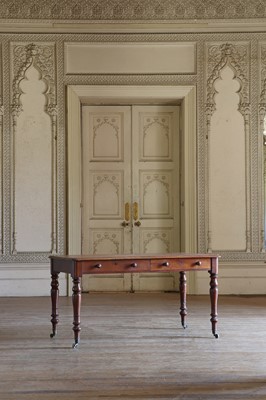 Lot 307 - ☘ A Victorian mahogany library table