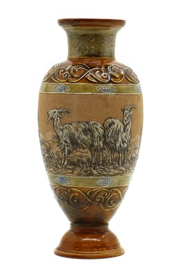 Lot 59 - A Doulton Lambeth stoneware vase