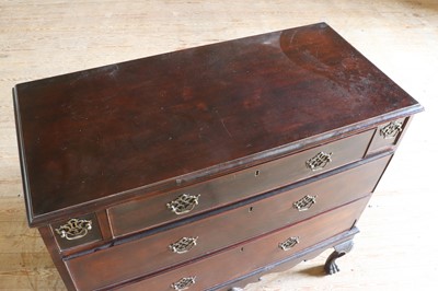 Lot 178 - ☘ A mahogany dressing chest by M Butler, Dublin