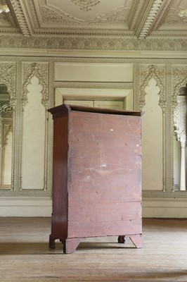 Lot 5 - ☘ A George III mahogany tallboy