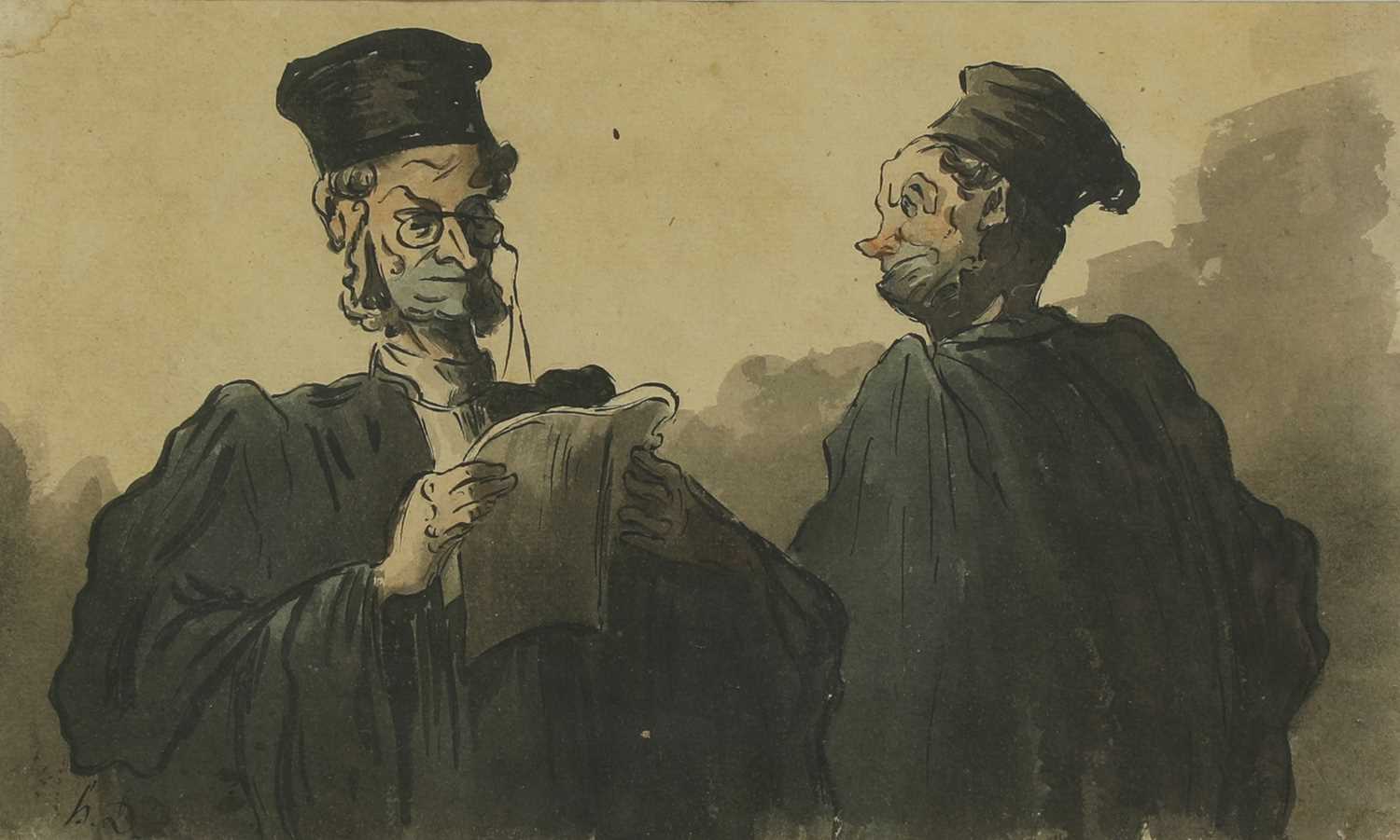 Caricature of Louis-Philippe with the French Attorney