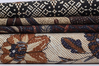 Lot 209 - A group of batik printed textiles
