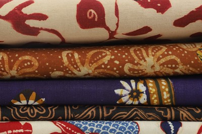 Lot 210 - A group of batik printed textiles