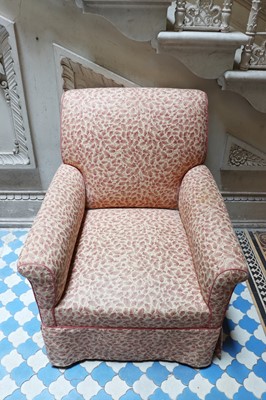 Lot 12 - A Victorian mahogany-framed upholstered armchair by J Mills