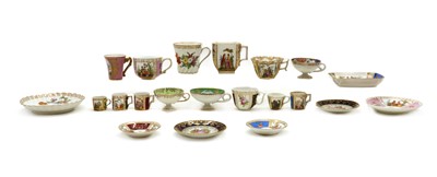 Lot 184 - A collection of Continental porcelain