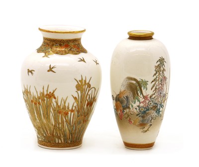 Lot 162 - A Japanese satsuma vase