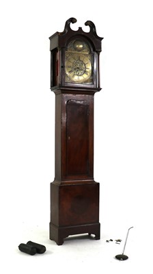 Lot 396 - A George III mahogany longcase clock