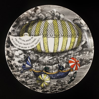 Lot 323 - A set of ten Italian Fornasetti  'Palloni' porcelain plates