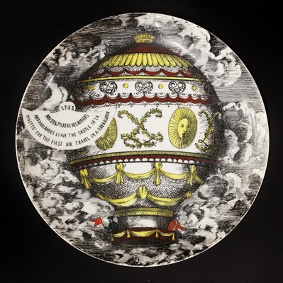 Lot 323 - A set of ten Italian Fornasetti  'Palloni' porcelain plates