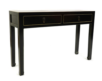 Lot 355 - A modernist Chinese-style side table