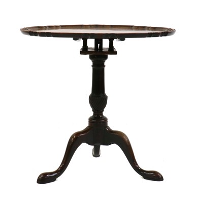 Lot 392 - A George III mahogany 'birdcage' tripod table