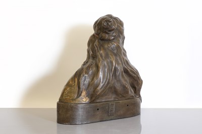 Lot 150 - A Goldscheider Art Nouveau terracotta bust