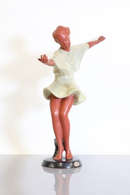 Lot 204 - An Austrian Goldscheider pottery figure