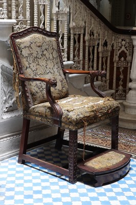 Lot 8 - ☘ A George II mahogany master's chair