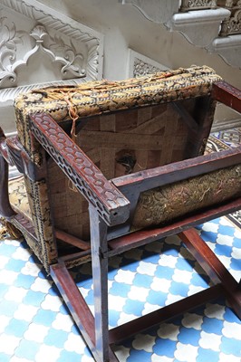 Lot 8 - ☘ A George II mahogany master's chair