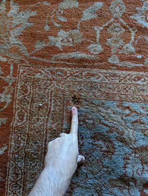 Lot 156 - ☘ A Ziegler Sultanabad pattern wool carpet