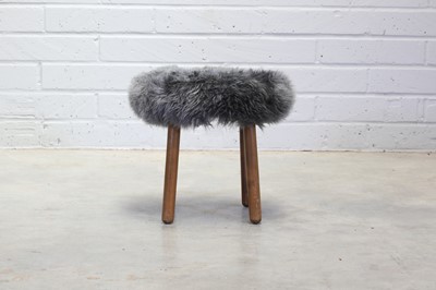 Lot 301 - A Danish beech and pine stool