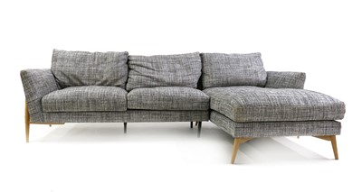 Lot 387 - An Ercol right-hand facing chaise sofa