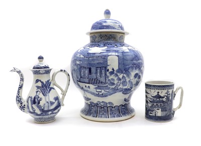 Lot 40 - A group of Chinese blue and white porcelain