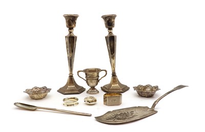 Lot 10 - A group of silver items