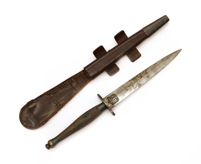 Lot 195 - A WWII Fairbairn Sykes Fighting knife