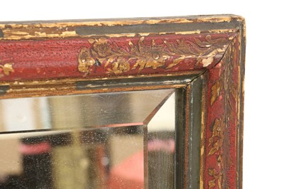 Lot 351 - A pair of lacquered mirrors