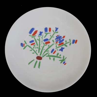 Lot 256 - A group of nine Limoges porcelain plates