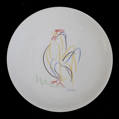 Lot 256 - A group of nine Limoges porcelain plates