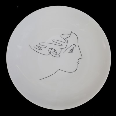 Lot 256 - A group of nine Limoges porcelain plates