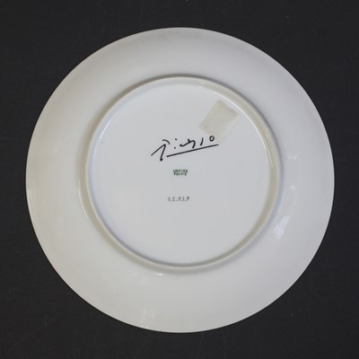 Lot 256 - A group of nine Limoges porcelain plates