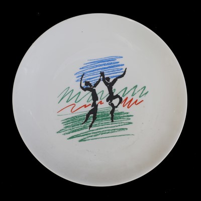 Lot 256 - A group of nine Limoges porcelain plates