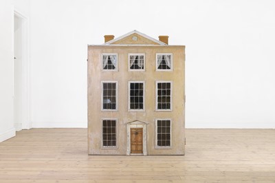 Lot 183 - A Regency painted wooden doll's house