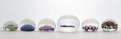 Lot 188 - A collection of glass paperweights