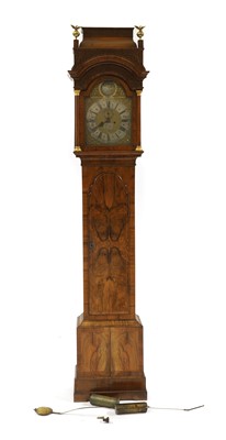 Lot 353 - A walnut eight-day longcase clock