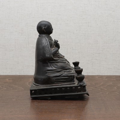 Lot 169 - A Chinese Sino-Tibetan bronze figure