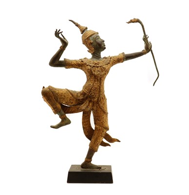 Lot 175 - A large Thai bronze figure