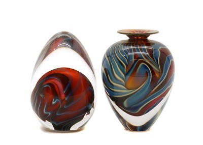 Lot 120 - A Peter Layton studio glass vase