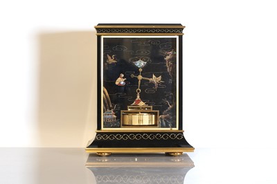 Lot 360 - A Jaeger-LeCoultre 'Atmos Chinoiserie' clock